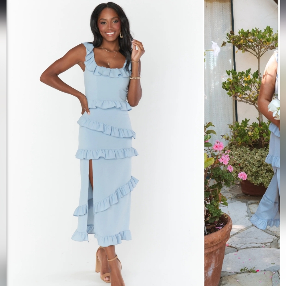 Show Me Your Mumu Greta Dress in Sea Foam Green